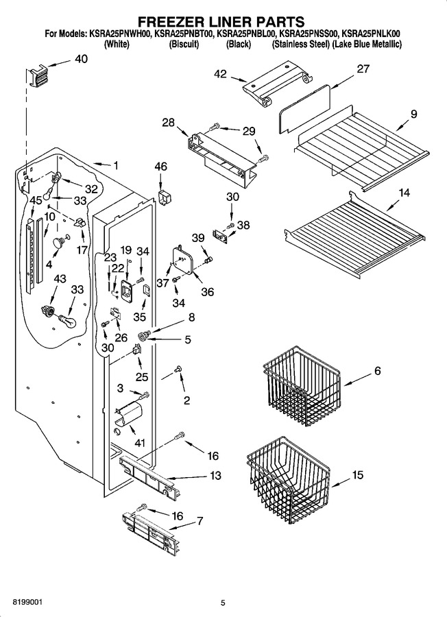 Diagram for KSRA25PNWH00