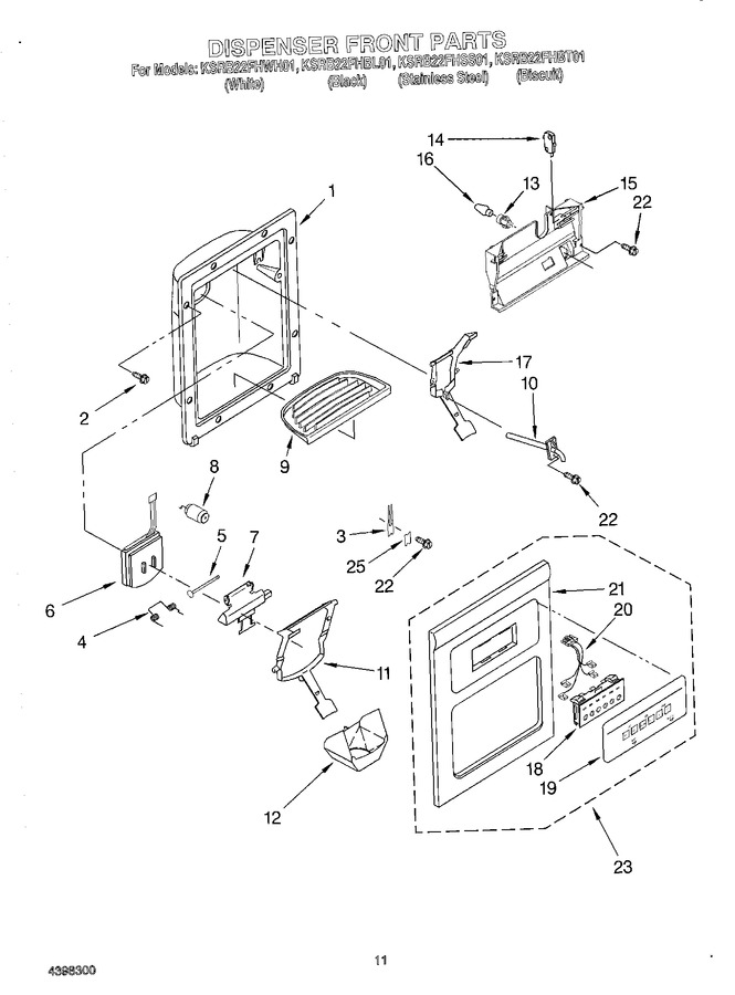 Diagram for KSRB22FHWH01