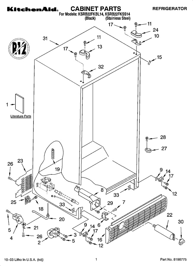 Diagram for KSRB22FKBL14