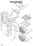 Diagram for 04 - Freezer Liner Parts