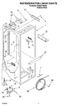 Diagram for 02 - Refrigerator Liner Parts