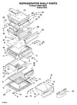 Diagram for 05 - Refrigerator Shelf Parts