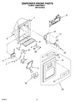 Diagram for 09 - Dispenser Front Parts