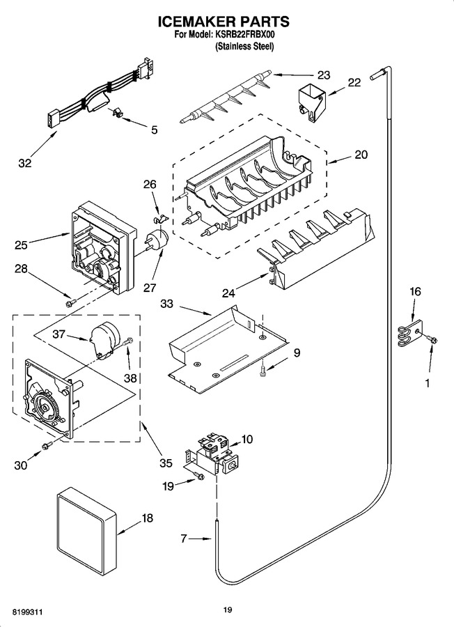 Diagram for KSRB22FRBX00