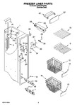 Diagram for 04 - Freezer Liner Parts