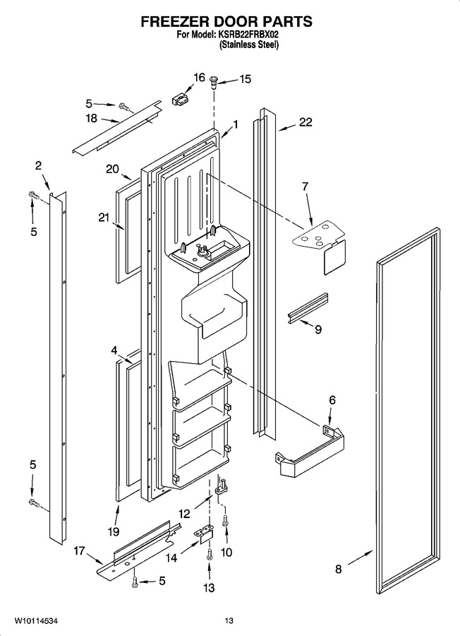 Diagram for KSRB22FRBX02