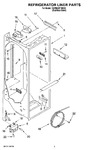 Diagram for 02 - Refrigerator Liner Parts