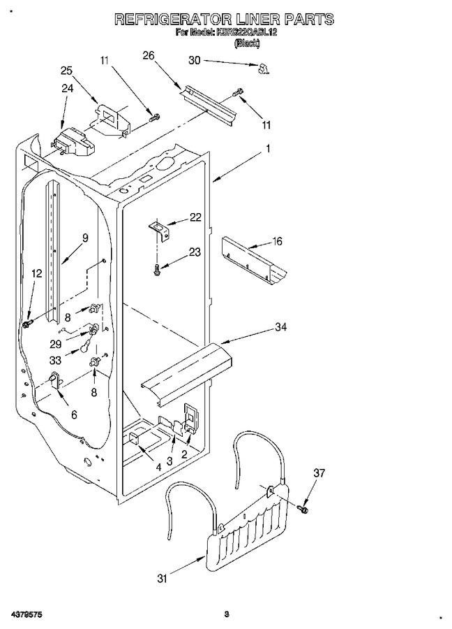 Diagram for KSRB22QABL12