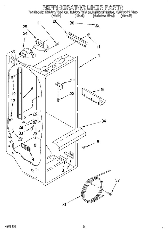 Diagram for KSRB25FGSS00