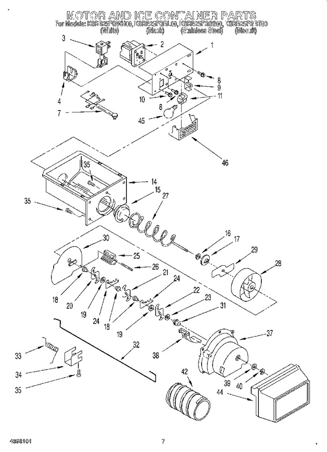 Diagram for KSRB25FGBL00