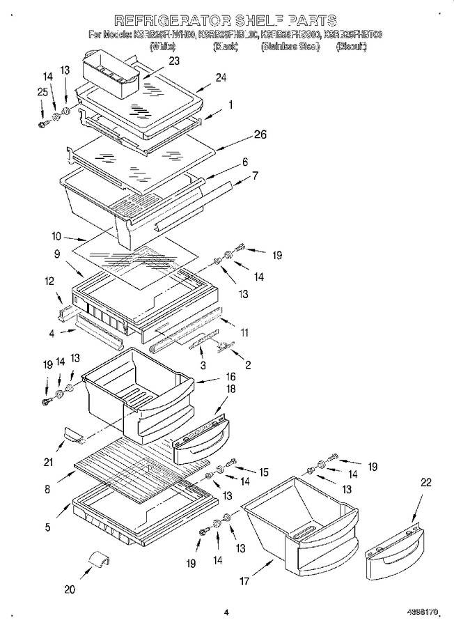 Diagram for KSRB25FHBL00