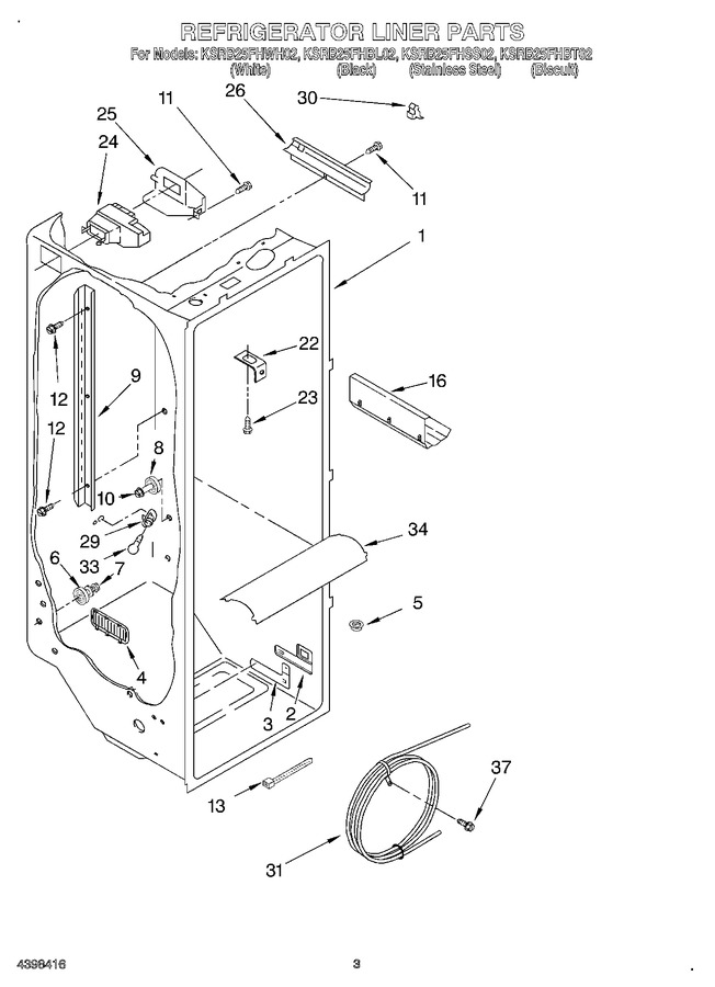 Diagram for KSRB25FHWH02