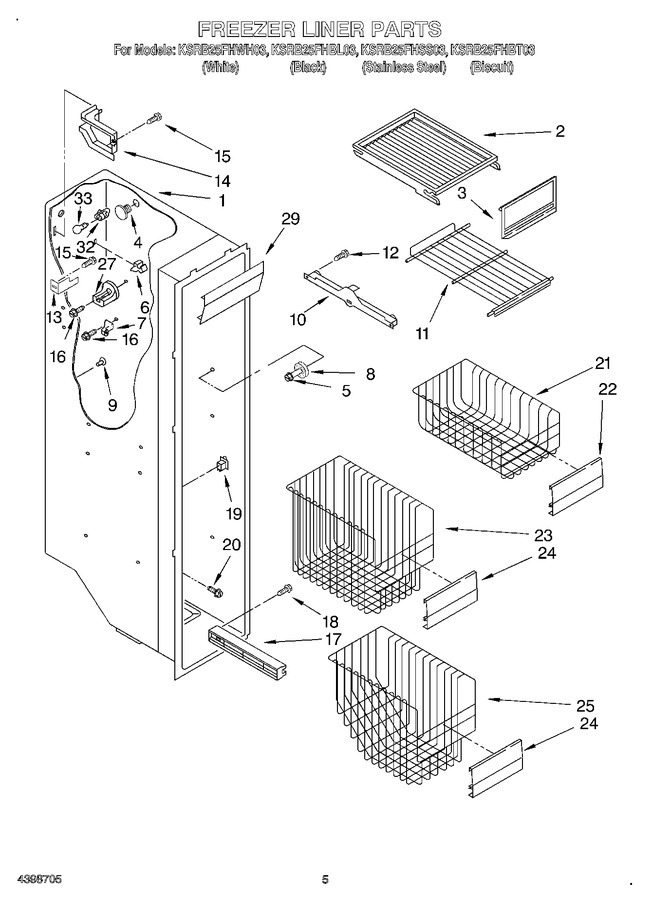 Diagram for KSRB25FHWH03