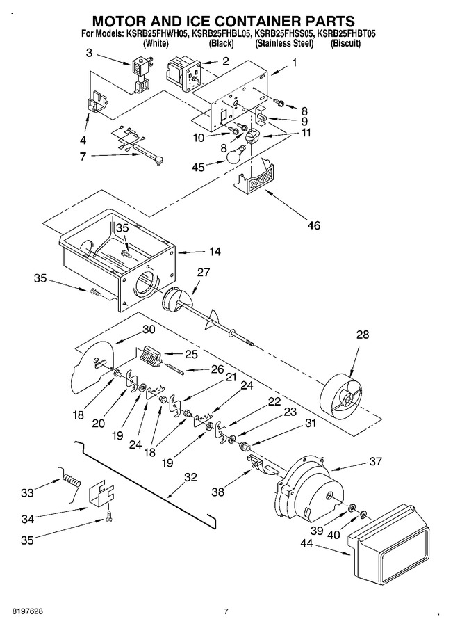 Diagram for KSRB25FHBT05