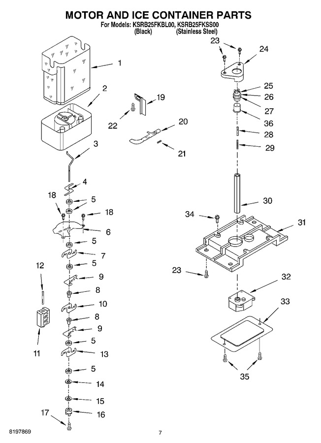 Diagram for KSRB25FKBL00