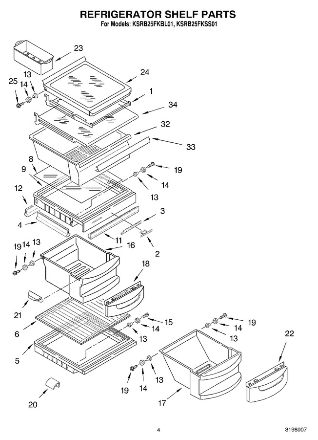 Diagram for KSRB25FKBL01