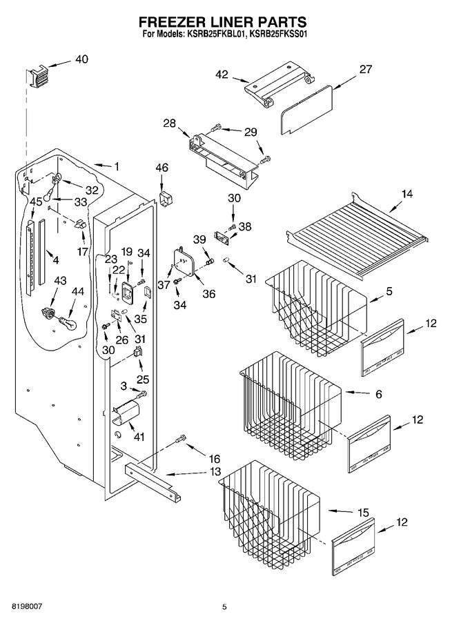 Diagram for KSRB25FKBL01