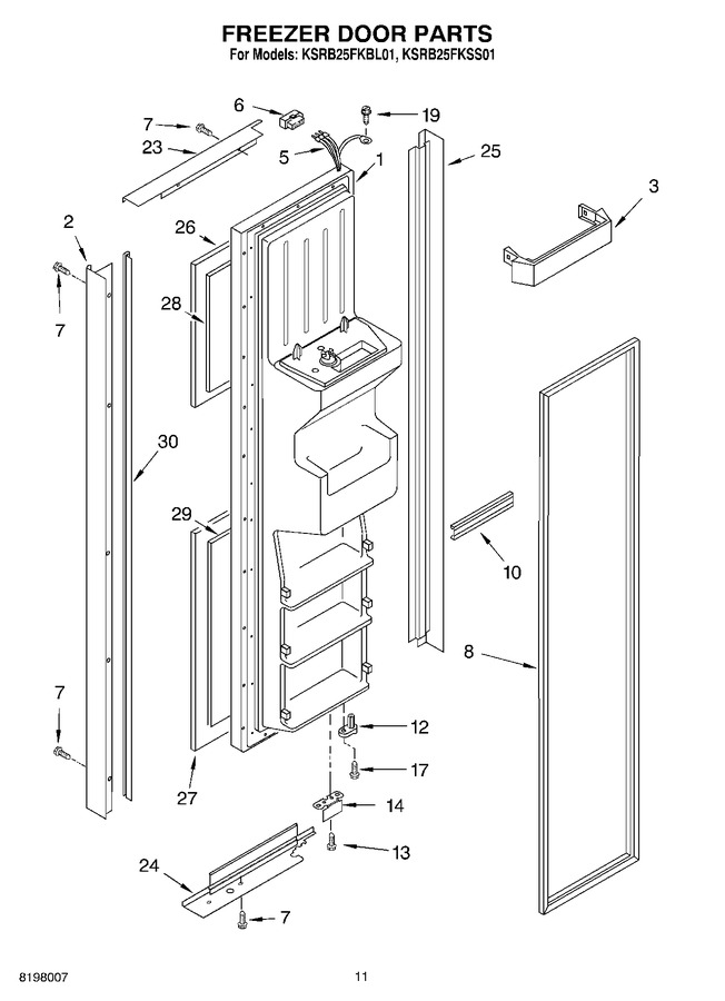 Diagram for KSRB25FKBL01