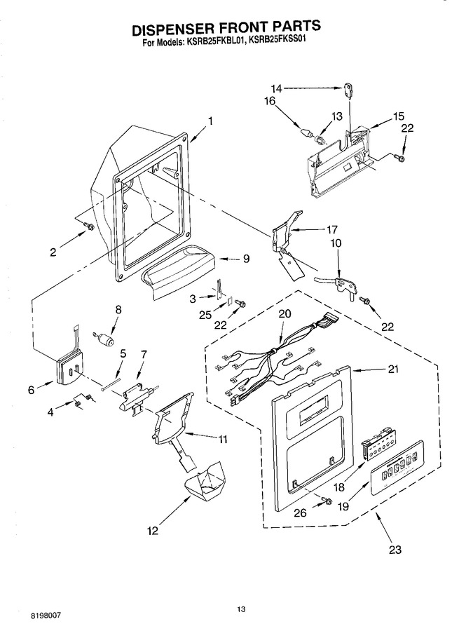 Diagram for KSRB25FKSS01