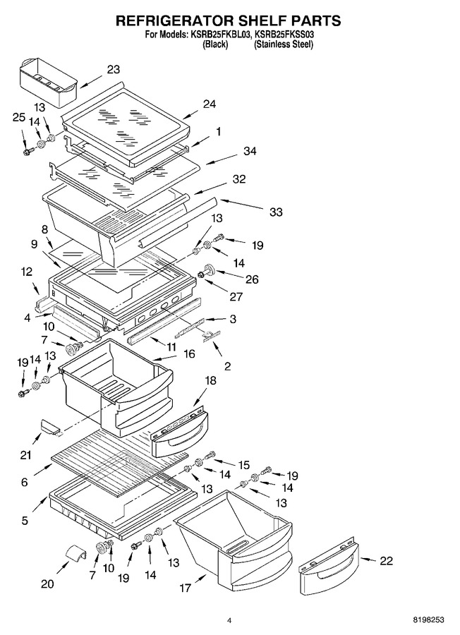 Diagram for KSRB25FKBL03