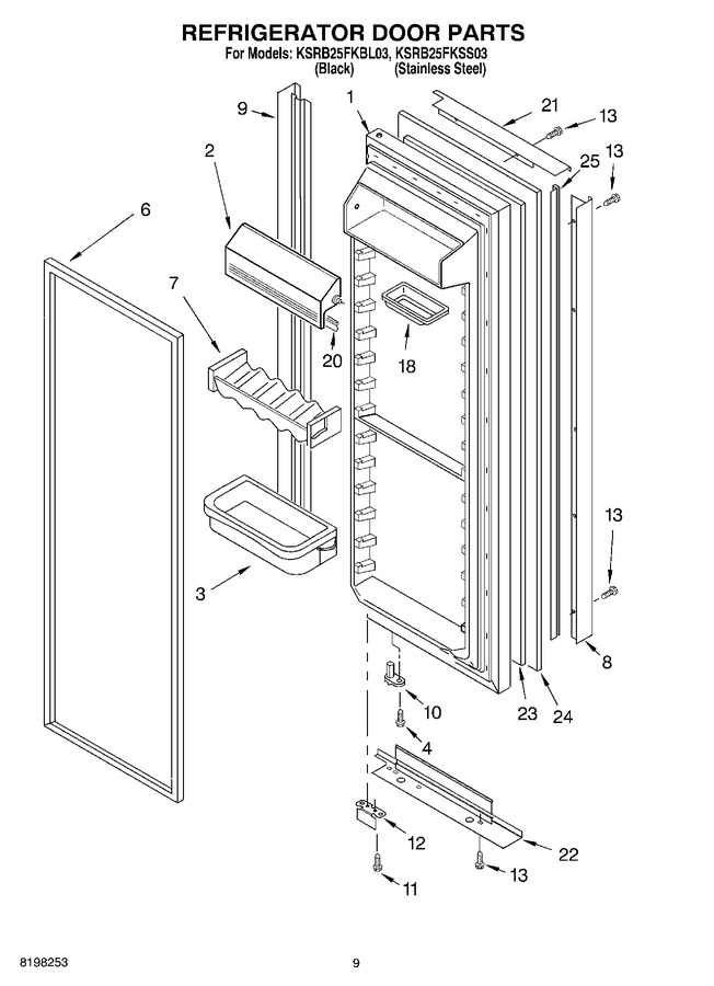 Diagram for KSRB25FKBL03