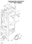 Diagram for 02 - Refrigerator Liner Parts