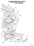 Diagram for 03 - Refrigerator Shelf Parts