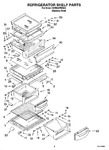 Diagram for 03 - Refrigerator Shelf Parts