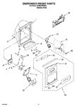 Diagram for 08 - Dispenser Front Parts