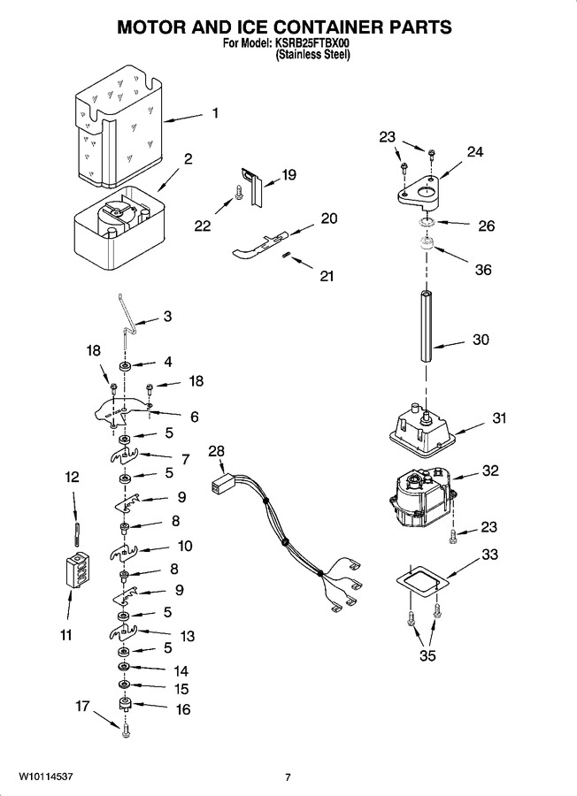 Diagram for KSRB25FTBX00