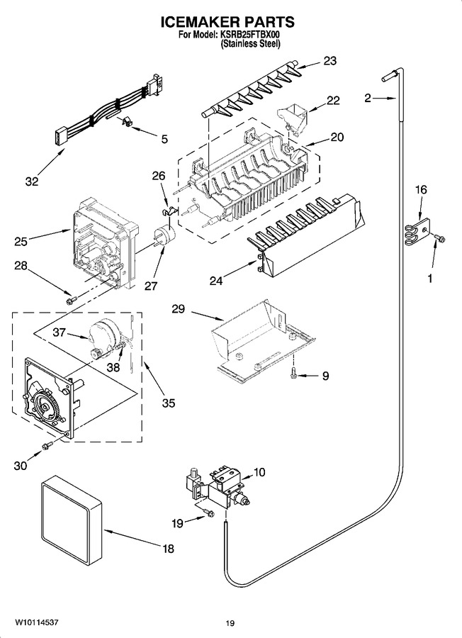 Diagram for KSRB25FTBX00