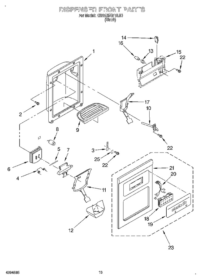 Diagram for KSRB25QFBL00