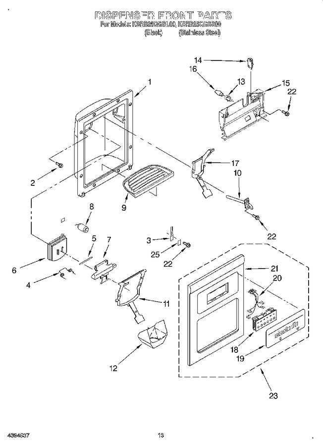 Diagram for KSRB25QGSS00