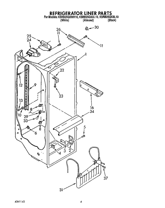 Diagram for KSRB25QXAL10