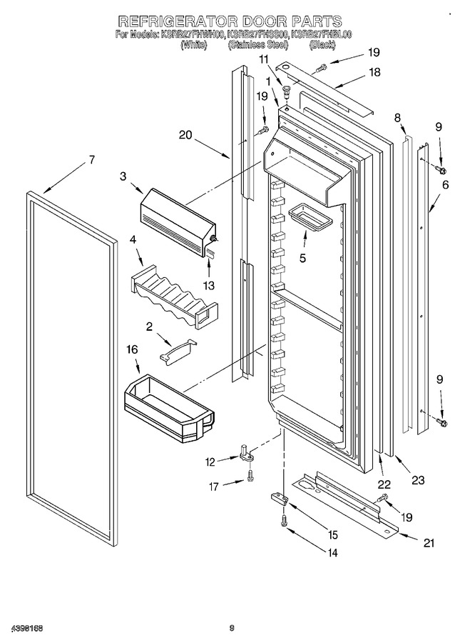 Diagram for KSRB27FHWH00