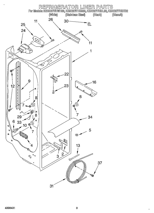 Diagram for KSRB27FHBT02