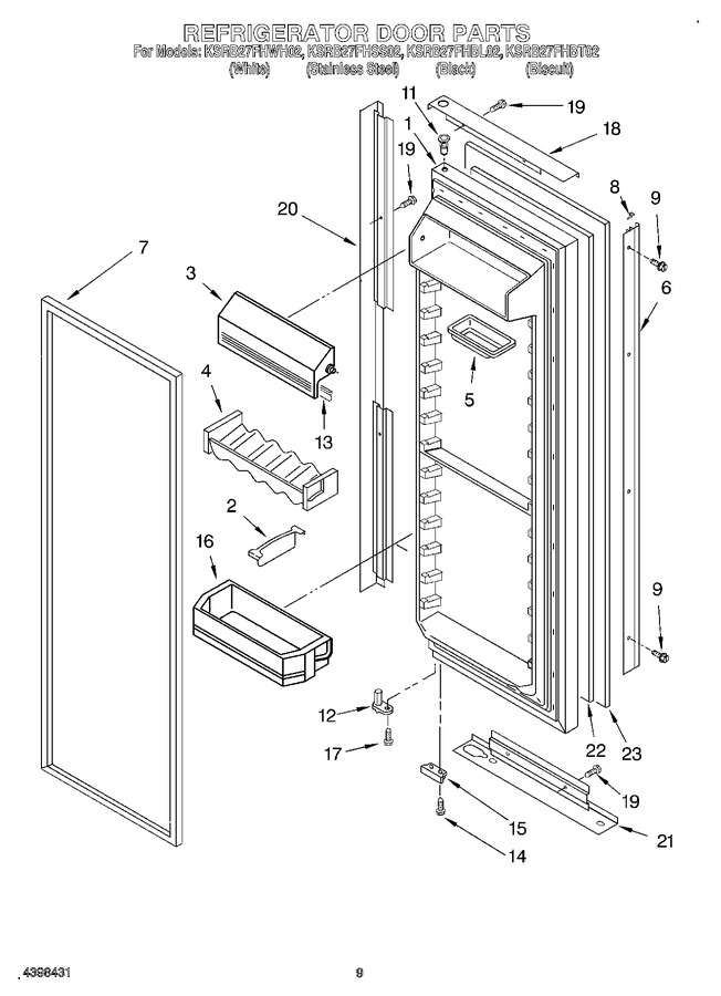 Diagram for KSRB27FHSS02