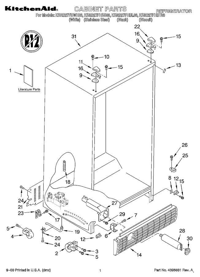 Diagram for KSRB27FHBL03