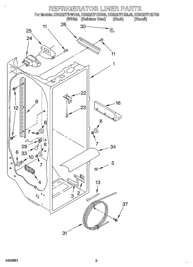 Diagram for KSRB27FHSS03