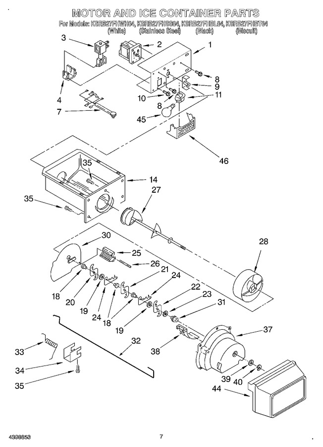 Diagram for KSRB27FHWH04