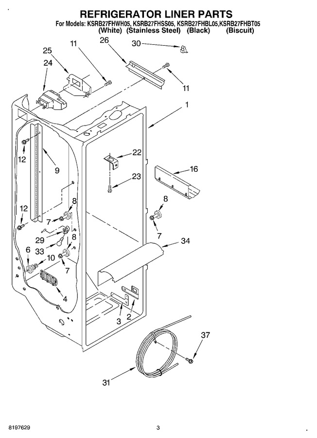 Diagram for KSRB27FHBL05