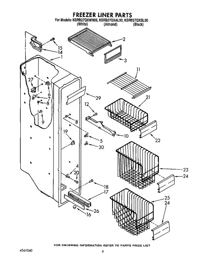 Diagram for KSRB27QXBL00