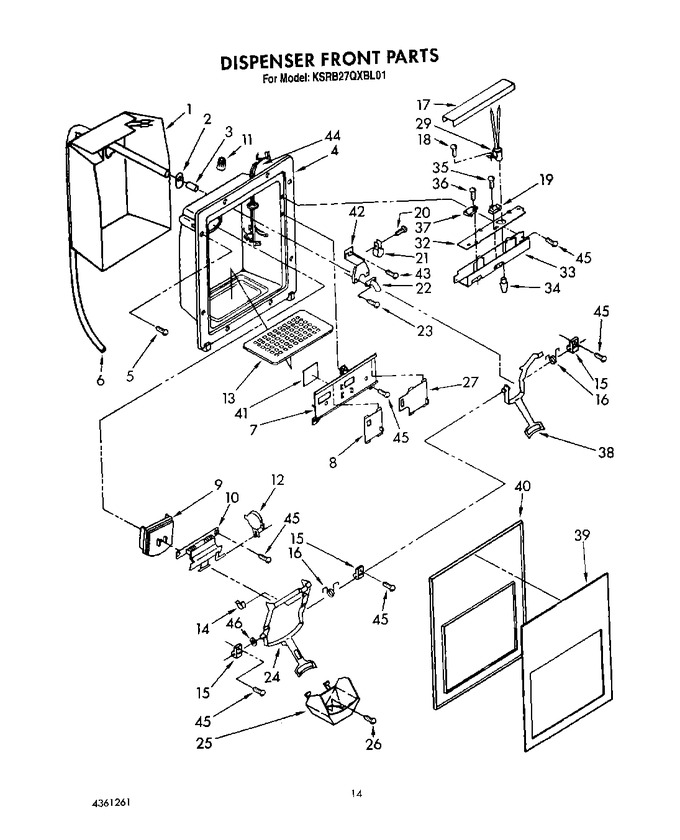 Diagram for KSRB27QXBL01