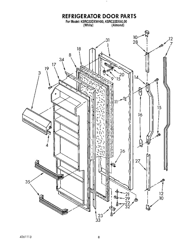 Diagram for KSRC22DXWH00