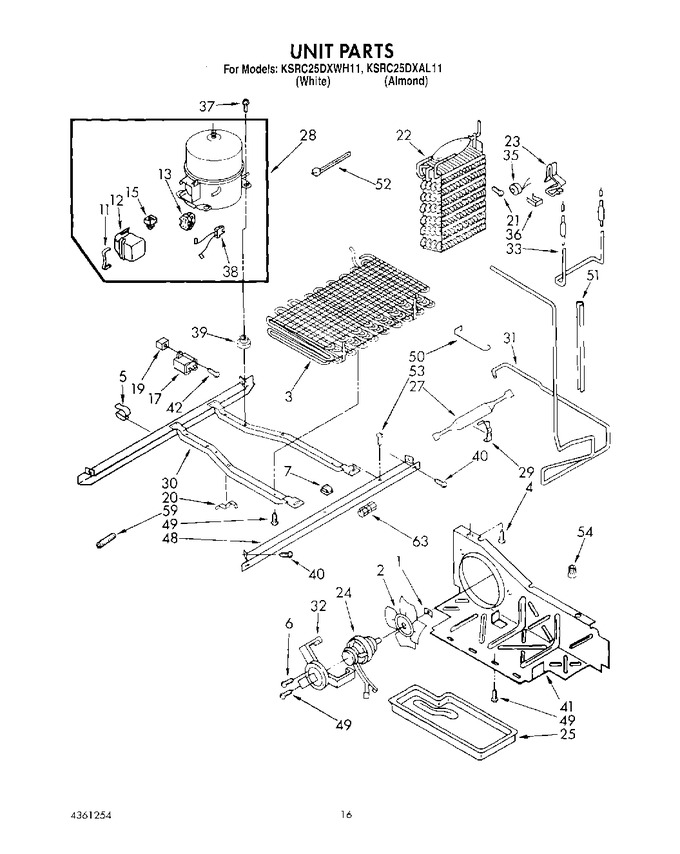 Diagram for KSRC25DXWH11