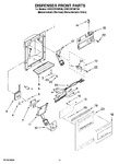 Diagram for 08 - Dispenser Front Parts