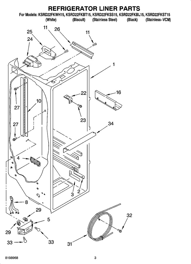 Diagram for KSRD22FKBL15