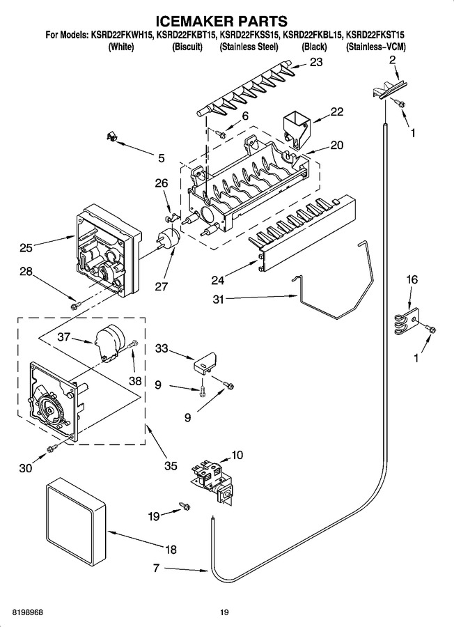 Diagram for KSRD22FKST15