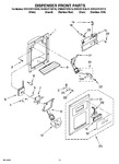 Diagram for 08 - Dispenser Front Parts