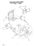 Diagram for 08 - Dispenser Front